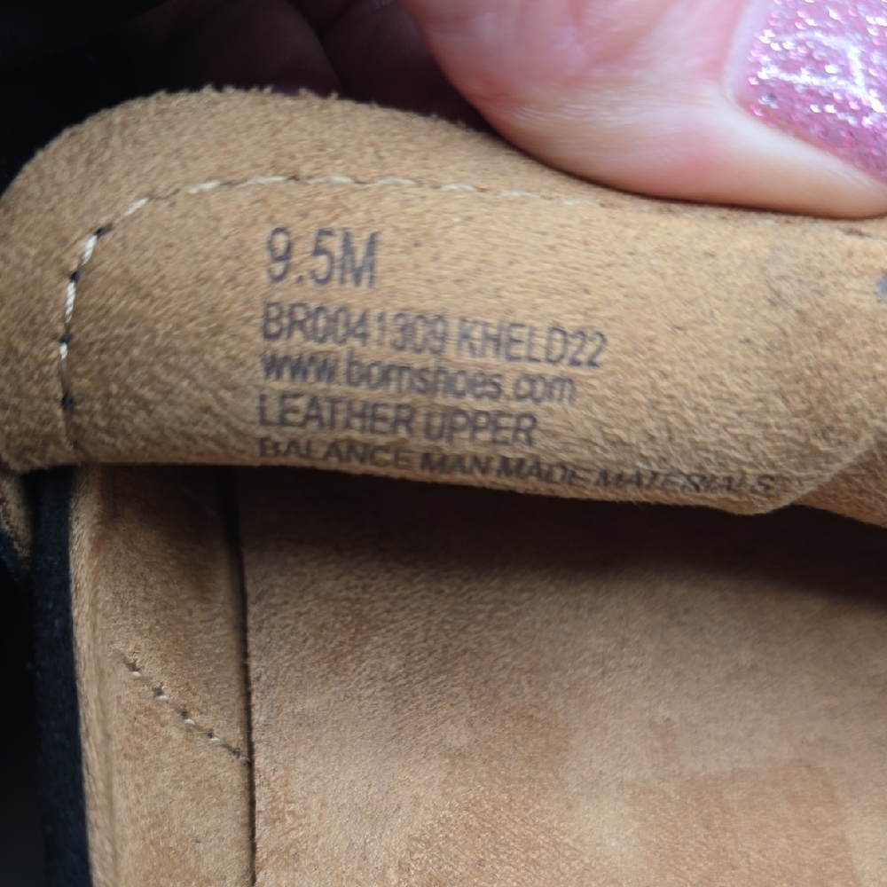 Born Women's Black Suede Slip-On Loafers - Picture 2 of 3